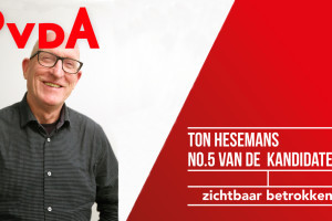 Sociaal en tussen de mensen: Ton Hesemans PvdA Gilze en Rijen – Zichtbaar betrokken