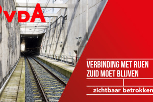 Verbinding met Rijen Zuid moet blijven. PvdA pleit voor onderzoek tunnelbak voor spoorlijn