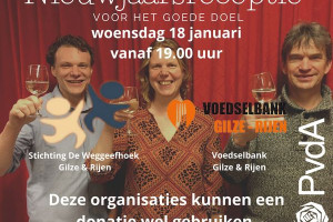 PvdA Nieuwjaarsreceptie voor het goede doel